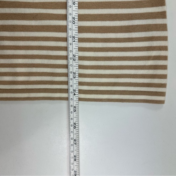 NWT J McLaughlin Women’s Large Caribe Crewneck Sweater Crewneck Orange Tan Ombre - Picture 8 of 9